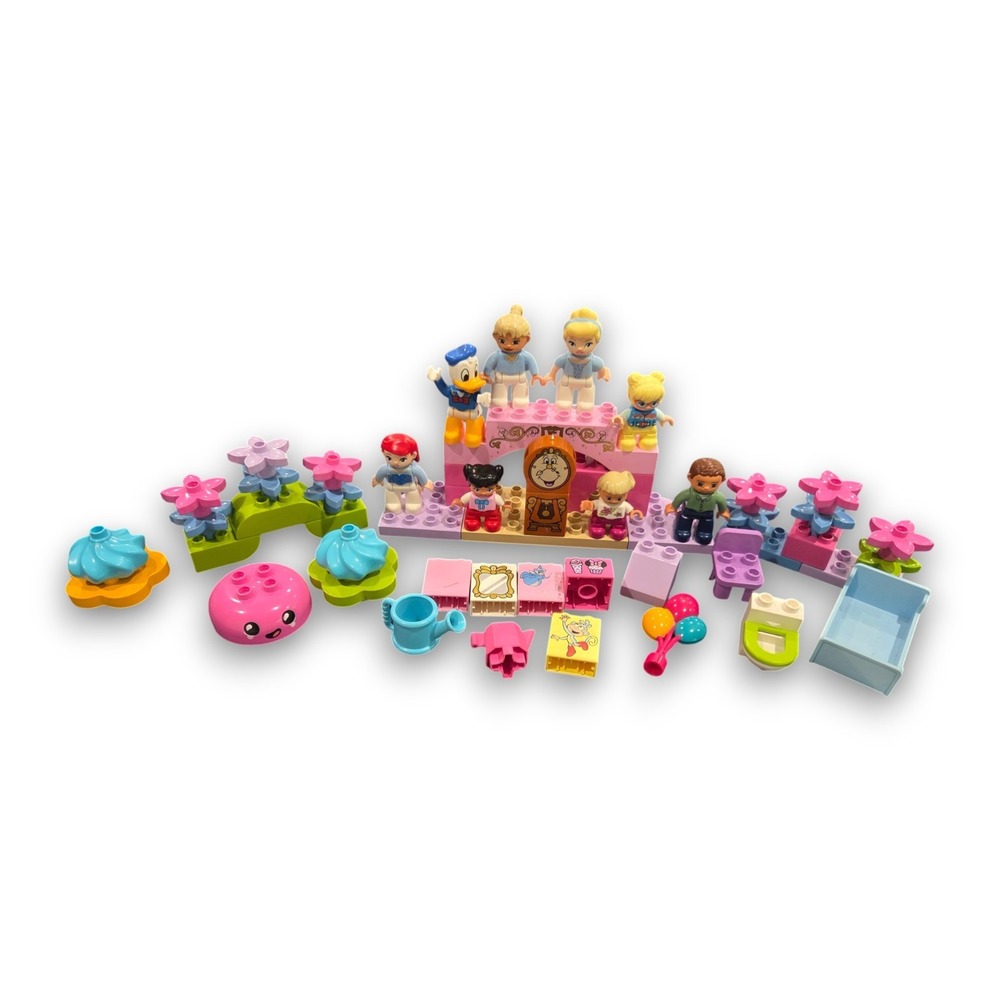 Lego Duplo Lot Girls Disney Princess Cinderella Ariel Family Figures Pink